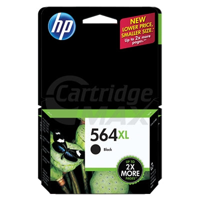 1 x HP 564XL Original Black High Yield Inkjet Cartridge CN684WA - 550 Pages