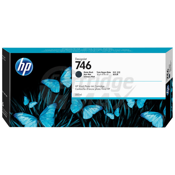 HP 746 Original Matte Black 300ML DesignJet Ink Cartridge P2V83A