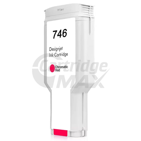 HP 746 Generic Chromatic Red 300ML DesignJet Ink Cartridge P2V81A