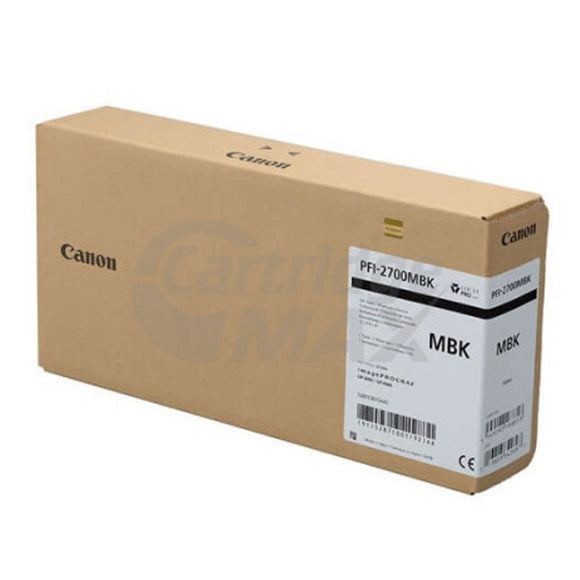 Original Canon LUCIA PRO II PFI-2700MBK Matte Black Ink Tank - 700ML