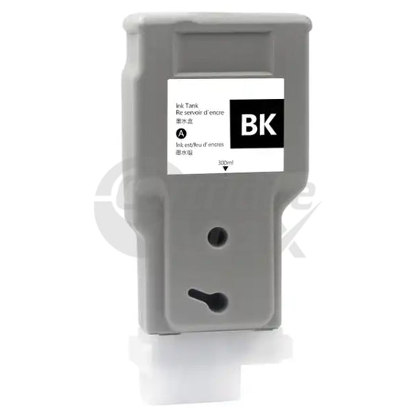 Generic Canon PFI-320BK Black Ink Cartridge - 300ML