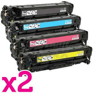 2 Sets of 4 Pack HP 658A W2000A-W2003A Generic Toner Cartridges Combo [2BK,2C,2M,2Y]