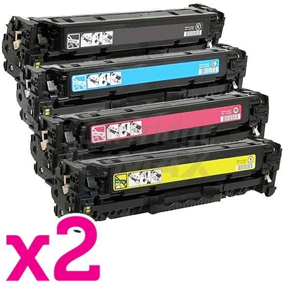 2 Sets of 4 Pack HP 658A W2000A-W2003A Generic Toner Cartridges Combo [2BK,2C,2M,2Y]