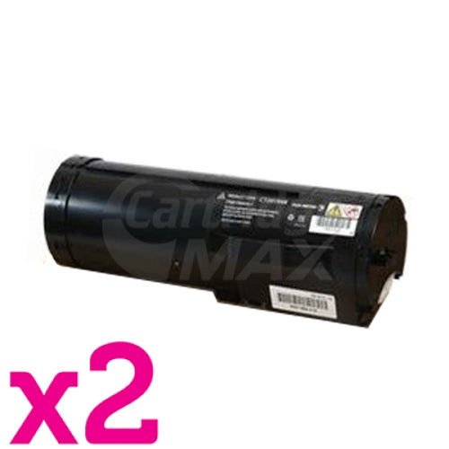 2 x Fuji Xerox DocuPrint M465AP Generic Black High Yield Toner Cartridge - 25,000 pages (CT202373)