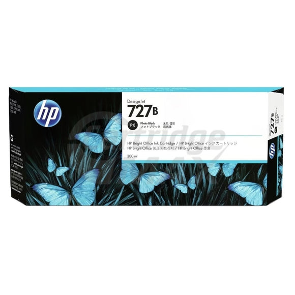 HP 727B Original Photo Black 300ml Inkjet Cartridge 3WX20A