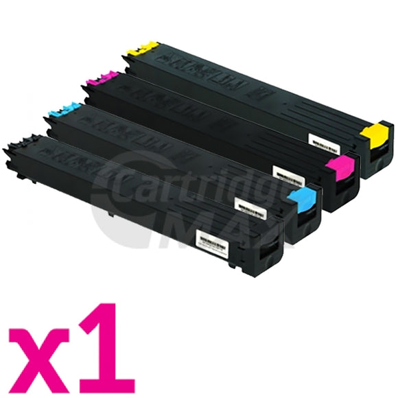 4 Pack Sharp MX-2610 / 2640 / 3110 / 3140 / 3610 / 3640 Generic Toner Cartridges MX-36GT [1BK,1C,1M,1Y]
