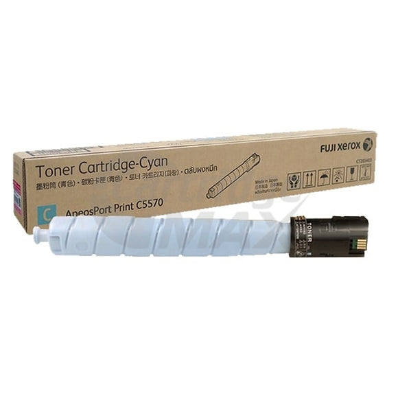 Original Fuji Xerox ApeosPort Print C5570 Cyan Toner Cartridge CT