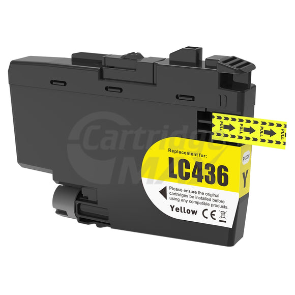 Brother LC-436Y Generic Yellow Ink Cartridge