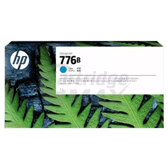 HP 776B Original Cyan 1-liter Ink Cartridge 1XB15A
