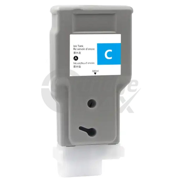 Generic Canon PFI-320C Cyan Ink Cartridge - 300ML