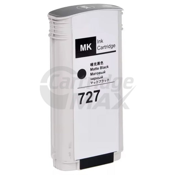 HP 727 Generic Matte Black 300ml Inkjet Cartridge C1Q12A / 3WX19A