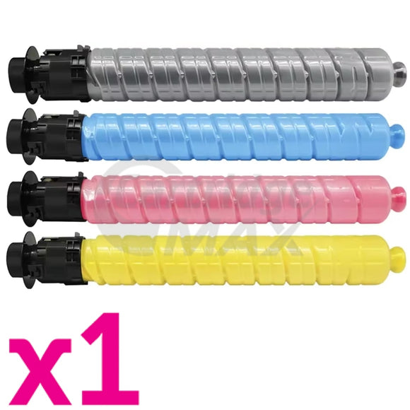 4 Pack Ricoh MP-C306 MP-C307 MP-C406 Generic Toner Cartridges Combo 842099 - 842102 [1BK, 1C, 1M, 1Y]