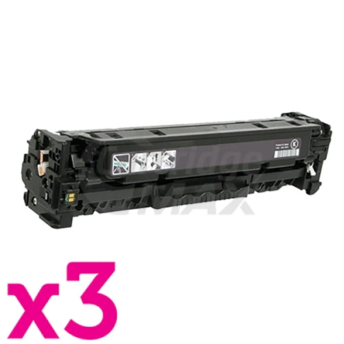 3 x HP 658A W2000A Generic Black Toner Cartridge