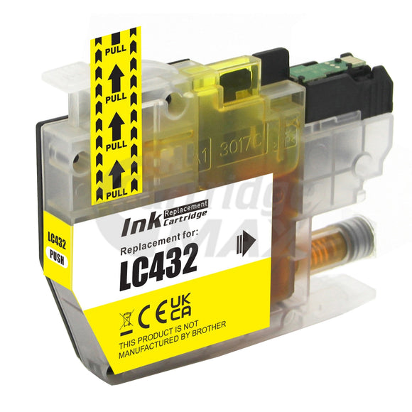 Brother LC-432Y Generic Yellow Ink Cartridge