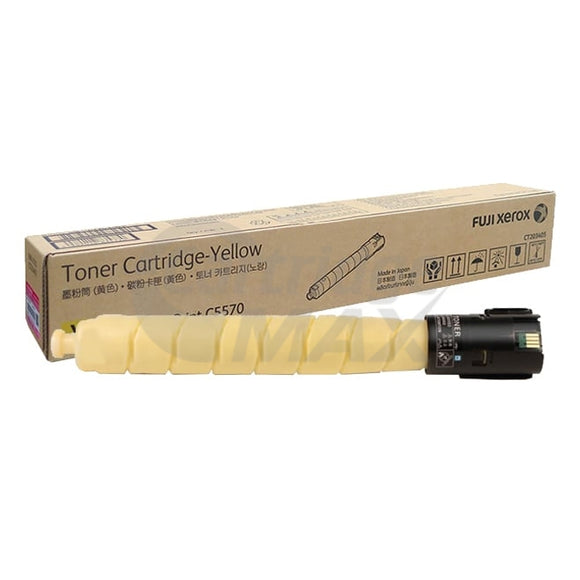 Original Fuji Xerox ApeosPort Print C5570 Yellow Toner Cartridge CT