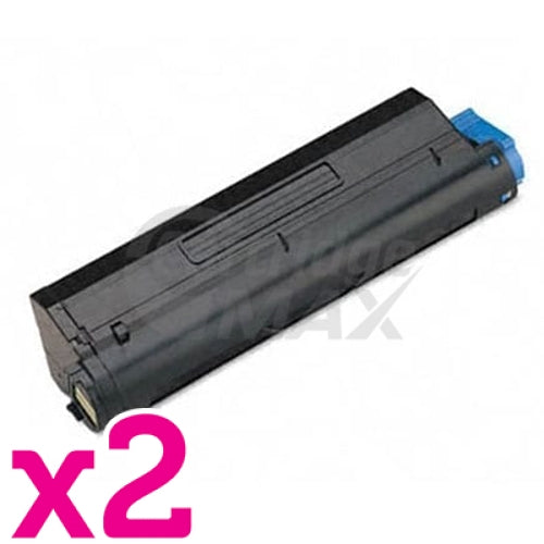 2 x OKI Generic B430, B440/MB470, MB480 High Yield Toner Cartridge - 7,000 pages (43979203)
