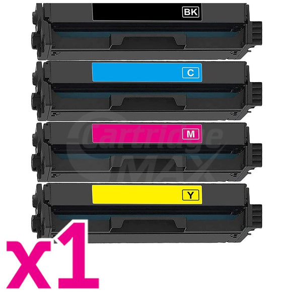 4 Pack Lexmark CX331 / CX431 Generic Toner Cartridge Combo (20N30K0 - 20N30Y0) - BK 1,500 pages & CMY