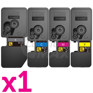 4 Pack Original Kyocera TK-5494 Toner Cartridges ECOSYS MA2101cfx, MA2101cwfx, PA2101cx, PA2101cwx [1BK,1C,1M,1Y]