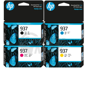 5 Pack HP 937 Original Ink Cartridges Combo 4S6W2NA - 4S6W5NA [2BK,1C,1M,1Y]