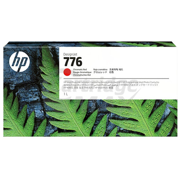 HP 776 Original Chromatic Red 1-liter Ink Cartridge 1XB10A