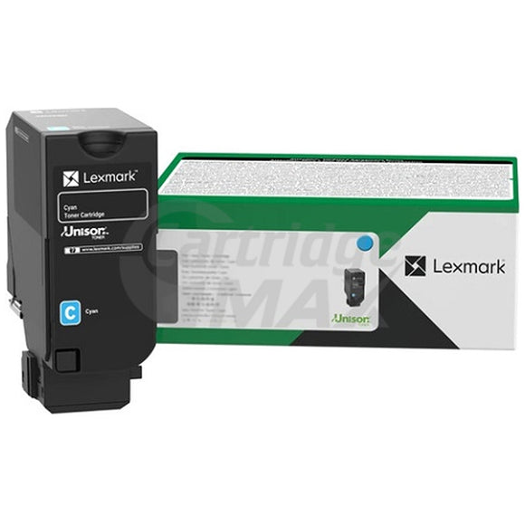 Lexmark (81C1XC0) Original CX735 Cyan Return Programme Toner Cartridge