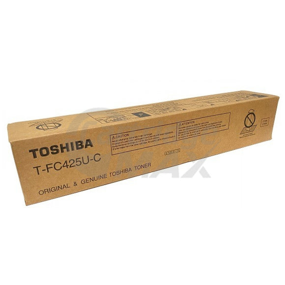 Original Toshiba e-Studio 2020AC, 2525AC, 3025AC, 3525AC, 4525AC, 5525AC, 6525AC Cyan Toner Cartridge TFC425C