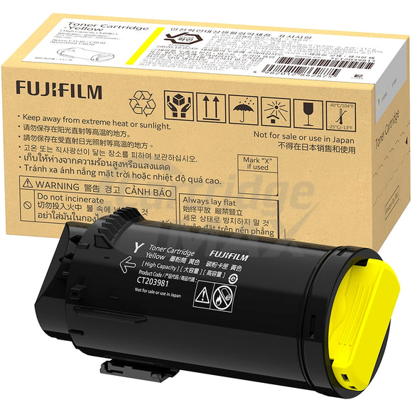 Fujifilm Apeos C4030 / C3530, ApeosPrint C4030 Original Yellow High Yield Toner Cartridge - 11,000 pages (CT203981)
