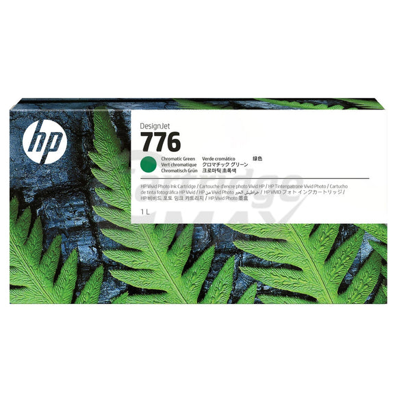 HP 776 Original Chromatic Green 1-liter Ink Cartridge 1XB03A