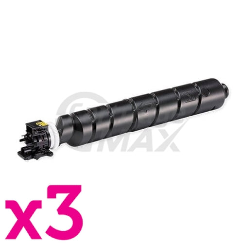 3 x Compatible for TK-8369K Black Toner Cartridge suitable for Kyocera TASKalfa 2554ci
