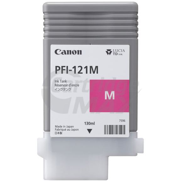 Original Canon PFI-121M Magenta Ink Cartridge - 130ML