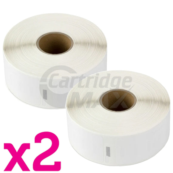 Dymo 1933085 Generic Durable Industrial White Label Roll 19mm x 64mm - 900 labels per pack [450 labels x 2] (with chip) for LabelWriter 550/5XL