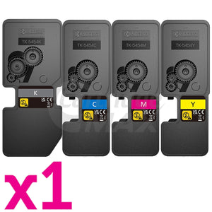 4 Pack Original Kyocera TK-5454 Toner Cartridges ECOSYS PA2600cx, PA2600cwx [1BK,1C,1M,1Y]