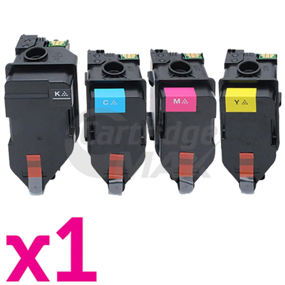 4 Pack Konica Minolta BIZHUB C3300i / C4000i TNP81 Generic Toner Cartridges AAJW191 - AAJW491 [1BK,1C,1M,1Y]