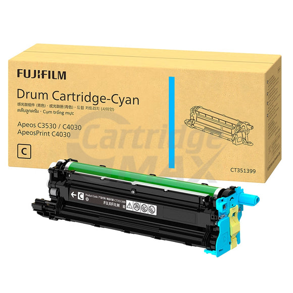 Fujifilm Apeos C4030 / C3530, ApeosPrint C4030 Original Cyan Drum Cartridge - 60,000 pages (CT351399)