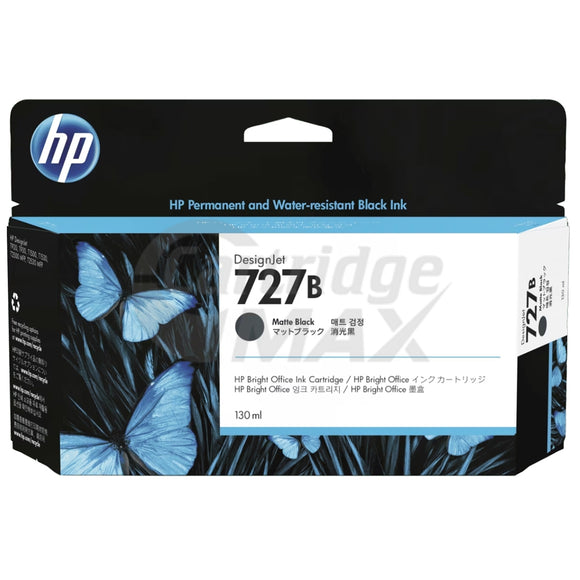 HP 727B Original Matte Black 130ml Inkjet Cartridge 3WX13A