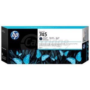 HP 745 Original Matte Black 300ML Ink Cartridge F9K05A