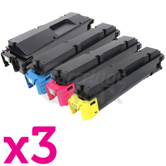 3 Sets of 4-Pack Compatible for TK-5384 Toner Cartridge Combo suitable for Kyocera Ecosys MA4000cifx, PA4000cx [3BK,3C,3M,3Y]