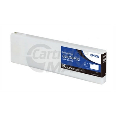 Original Epson SJIC30P(K) Black Ink Cartridge C33S020635 for TM-C7500G