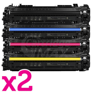 2 Sets of 4 Pack HP 659A W2010A-W2013A Generic Toner Cartridges Combo [2BK,2C,2M,2Y]