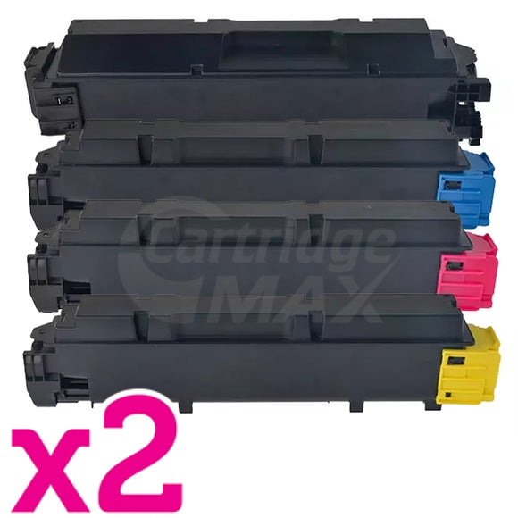 2 Sets of 4-Pack Compatible for TK-5394 Toner Cartridges Combo suitable for Kyocera Ecosys PA4500cx [2BK,2C,2M,2Y]