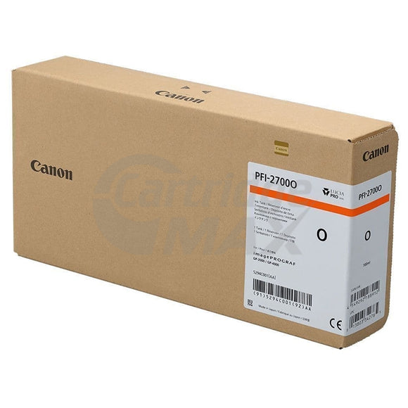 Original Canon LUCIA PRO II PFI-2700O Orange Ink Tank - 700ML