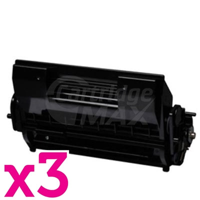 3 x OKI B710 / B720 / B730 Generic Black Toner Cartridge - 15,000 pages (1279001)