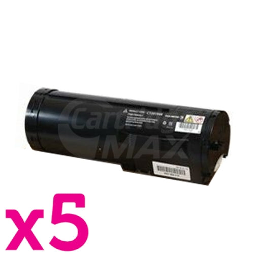 5 x Fuji Xerox DocuPrint M465AP Generic Black High Yield Toner Cartridge - 25,000 pages (CT202373)