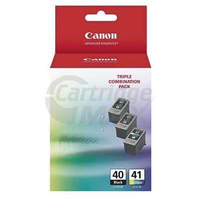 Canon PG-40 & CL-41 Original Ink Triple Pack PG40CL41VP [2BK,1C]
