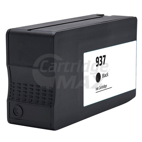 HP 937 Generic Black Ink Cartridge 4S6W5NA - 1,250 Pages