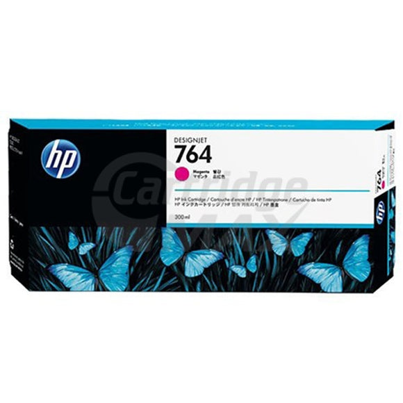 HP 764 Original Magenta 300ML DesignJet Ink Cartridge C1Q14A