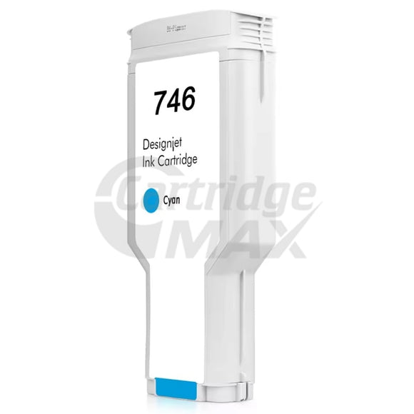 HP 746 Generic Cyan 300ML DesignJet Ink Cartridge P2V80A / 3WX36A