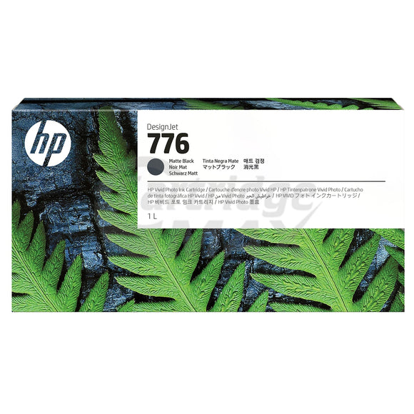 HP 776 Original Matte Black 1-liter Ink Cartridge 1XB12A