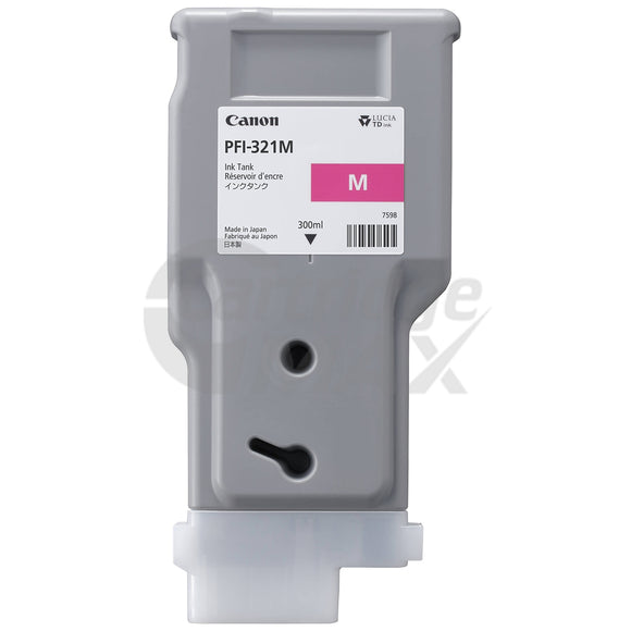 Original Canon PFI-321M Magenta Ink Cartridge - 300ML