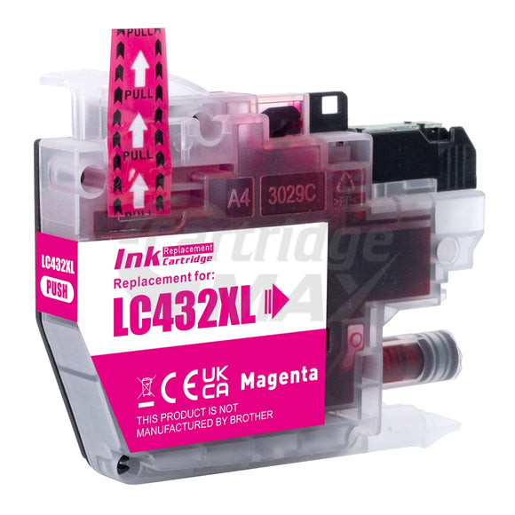 Brother LC-432XLM Generic Magenta High Yield Ink Cartridge